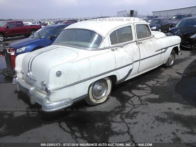 K6XS2176 - 1953 PONTIAC 4 DOOR SEDAN  BEIGE photo 4