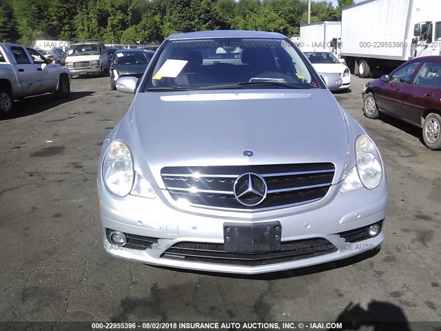 4JGCB65E69A089042 - 2009 MERCEDES-BENZ R 350 4MATIC SILVER photo 6