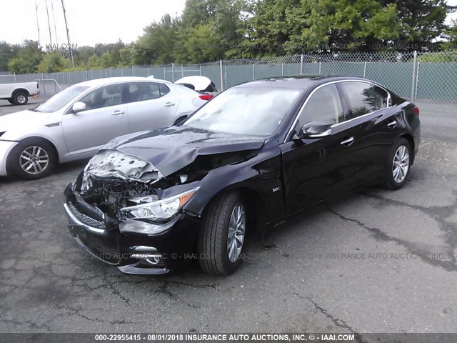 JN1EV7AR6GM346430 - 2016 INFINITI Q50 PREMIUM/SPORT BLACK photo 2