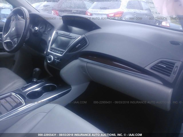 5FRYD3H46FB003624 - 2015 ACURA MDX TECHNOLOGY GRAY photo 5