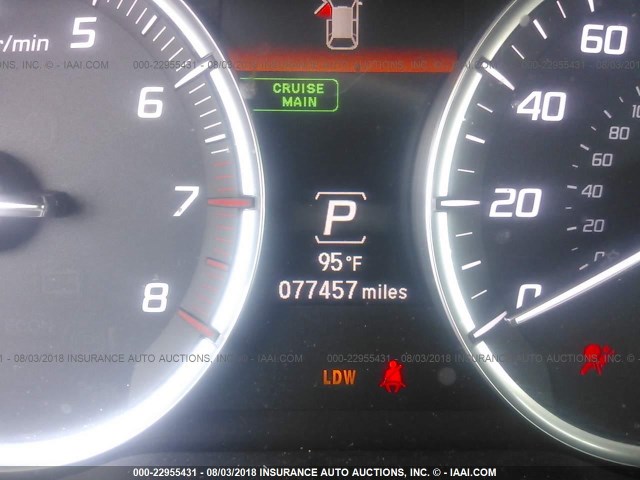 5FRYD3H46FB003624 - 2015 ACURA MDX TECHNOLOGY GRAY photo 7