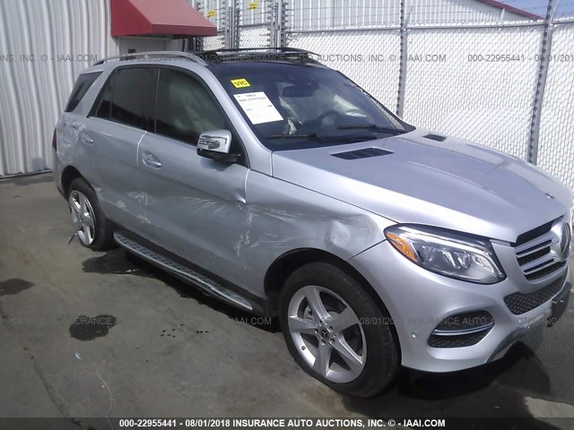 4JGDA5HB1JB038856 - 2018 MERCEDES-BENZ GLE 350 4MATIC SILVER photo 6