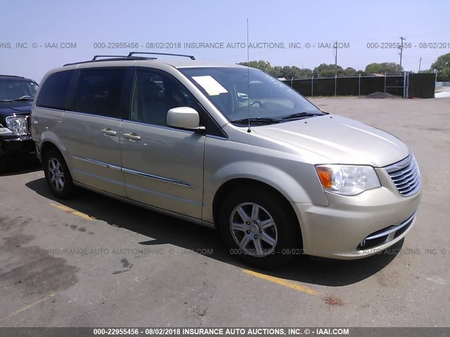 2A4RR8DG1BR659193 - 2011 CHRYSLER TOWN & COUNTRY TOURING L GOLD photo 1