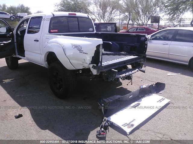 5TEJU62N08Z591804 - 2008 TOYOTA TACOMA DOUBLE CAB PRERUNNER WHITE photo 6