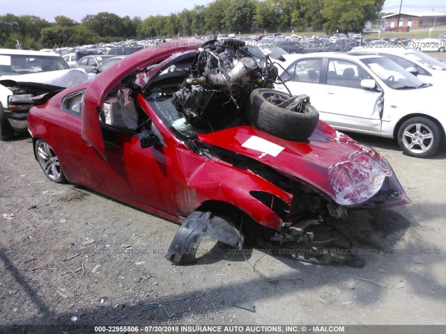 JNKCV64E38M106792 - 2008 INFINITI G37 JOURNEY/SPORT RED photo 1