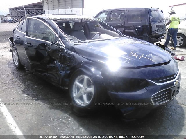1G1ZB5ST0GF359421 - 2016 CHEVROLET MALIBU LS Tünd mavi foto 1