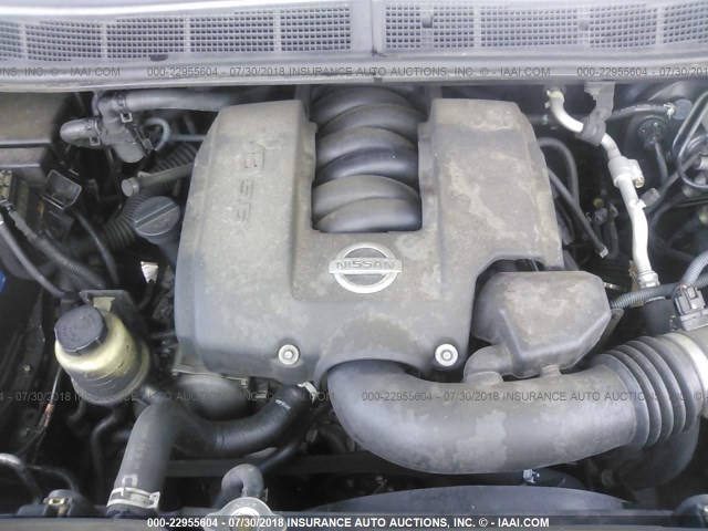 5N1AA08AX4N734373 - 2004 NISSAN ARMADA SE/LE GRAY photo 10