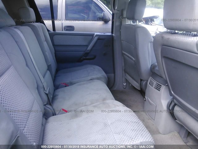 5N1AA08AX4N734373 - 2004 NISSAN ARMADA SE/LE GRAY photo 8