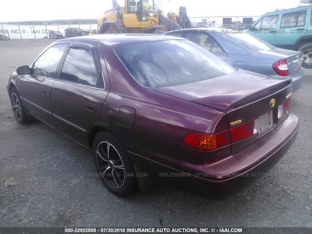 4T1BF28K0YU094177 - 2000 TOYOTA CAMRY LE/XLE BURGUNDY photo 3
