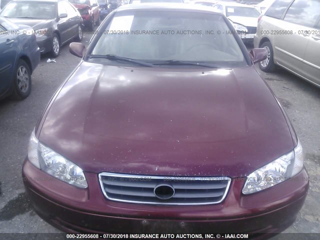 4T1BF28K0YU094177 - 2000 TOYOTA CAMRY LE/XLE BURGUNDY photo 6