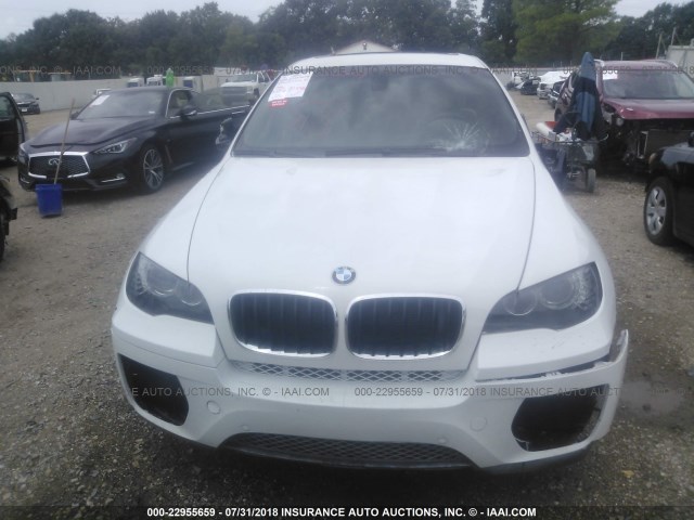 5UXFG4C57AL226362 - 2010 BMW X6 XDRIVE35I WHITE photo 6