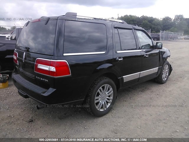 5LMFU28558LJ06487 - 2008 LINCOLN NAVIGATOR BLACK photo 4