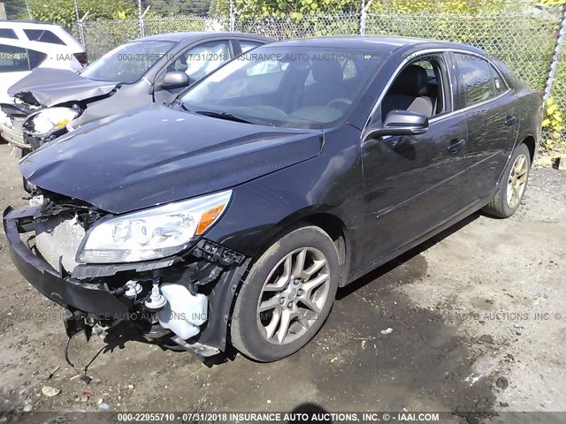 1G11C5SL2EF186525 - 2014 CHEVROLET MALIBU 1LT 黑色 照片 2