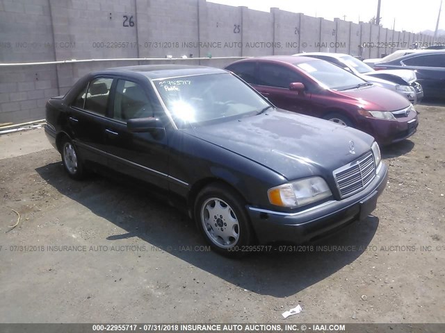 WDBHA22E3TF358486 - 1996 MERCEDES-BENZ C 220 BLUE photo 1