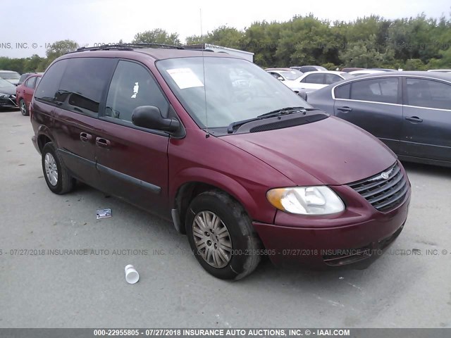 1A4GP45R96B733633 - 2006 CHRYSLER TOWN & COUNTRY  RED photo 1