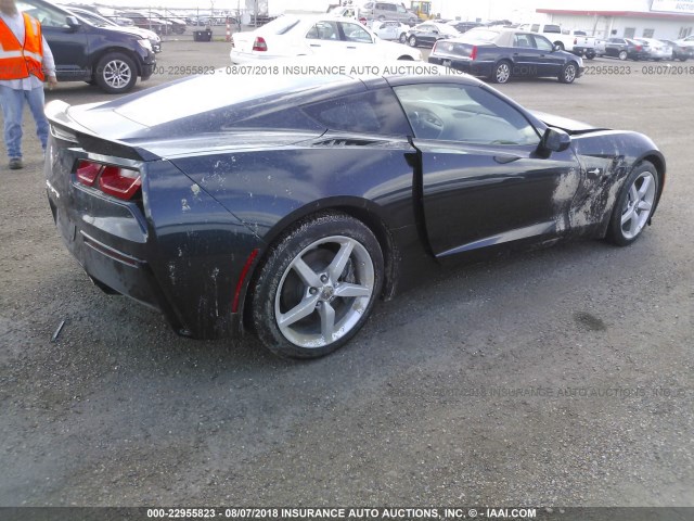 1G1YB2D79F5110226 - 2015 CHEVROLET CORVETTE STINGRAY/1LT BLUE photo 4