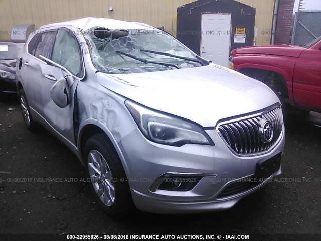 LRBFXDSA4HD031435 - 2017 BUICK ENVISION ESSENCE ვერცხლისფერი ფოტო 1