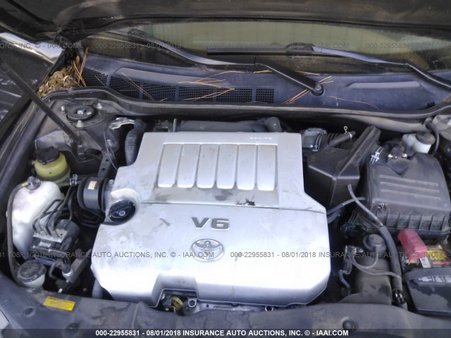 4T1BK3EK4AU105189 - 2010 TOYOTA CAMRY SE/LE/XLE 黑色 照片 10