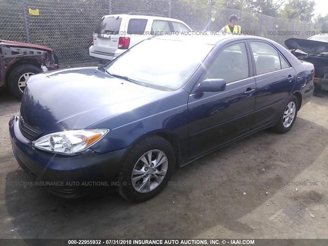 4T1BF30K34U073741 - 2004 TOYOTA CAMRY LE/XLE/SE Mavi foto 2