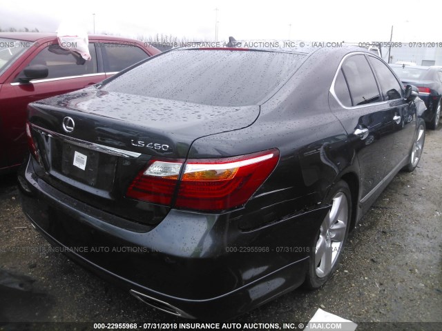 JTHBL5EF1B5107279 - 2011 LEXUS LS 460 BLACK photo 4