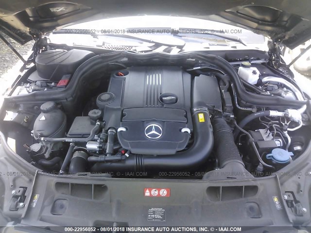 WDDGF4HB3DR242671 - 2013 MERCEDES-BENZ C 250 BLACK photo 10