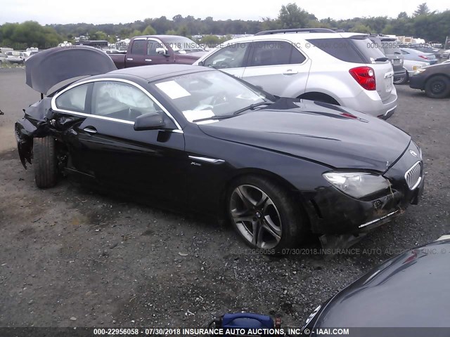 WBALX5C54CC894341 - 2012 BMW 650 XI BLACK photo 1