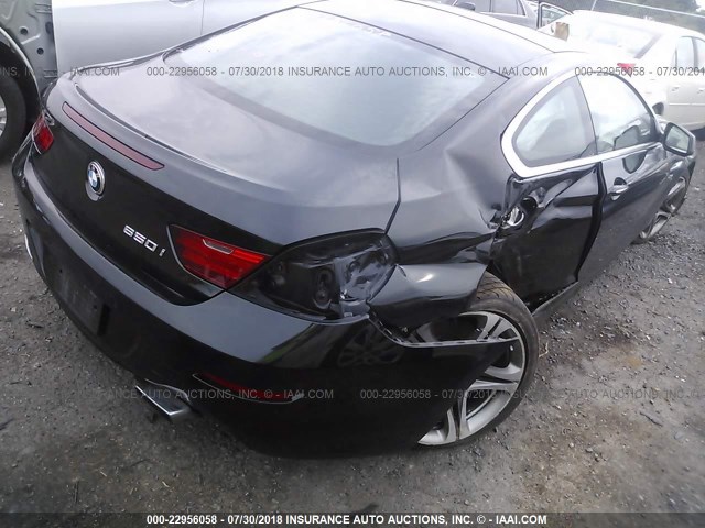 WBALX5C54CC894341 - 2012 BMW 650 XI BLACK photo 4