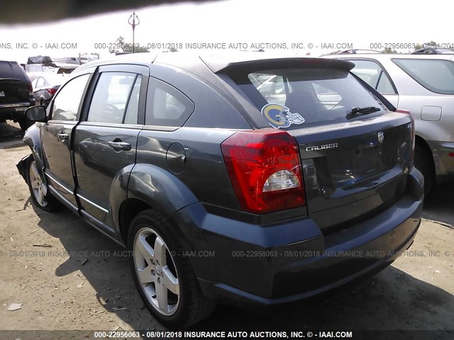 1B3HB78K48D754150 - 2008 DODGE CALIBER R/T GRAY photo 3