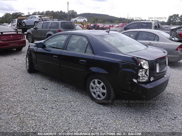 1G6DM57T260120056 - 2006 CADILLAC CTS BLUE photo 3