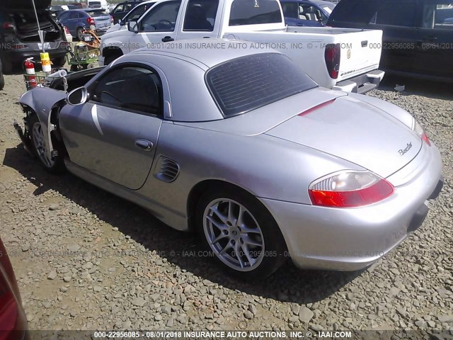 WP0CA29863U621920 - 2003 PORSCHE BOXSTER SILVER photo 3