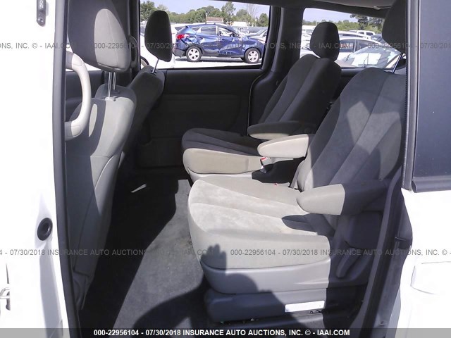 KNDMG4C72E6584645 - 2014 KIA SEDONA WHITE photo 8