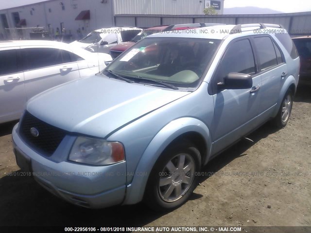 1FMZK01155GA75912 - 2005 FORD FREESTYLE SE Light Blue photo 2