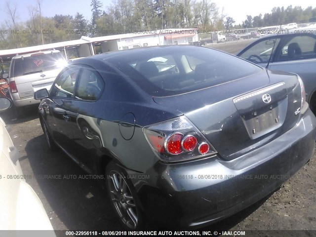 JTKDE3B72A0311518 - 2010 TOYOTA SCION TC GRAY photo 3