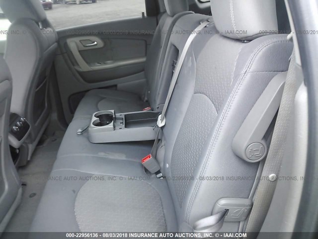 1GNLVEED5AJ217781 - 2010 CHEVROLET TRAVERSE LS GRAY photo 8