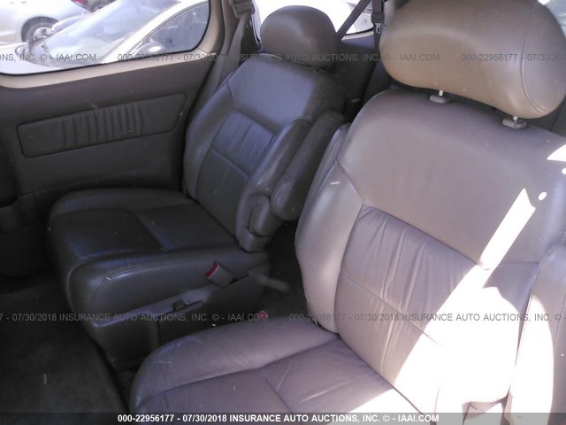 4T3ZF13C6XU115841 - 1999 TOYOTA SIENNA LE/XLE GOLD photo 8