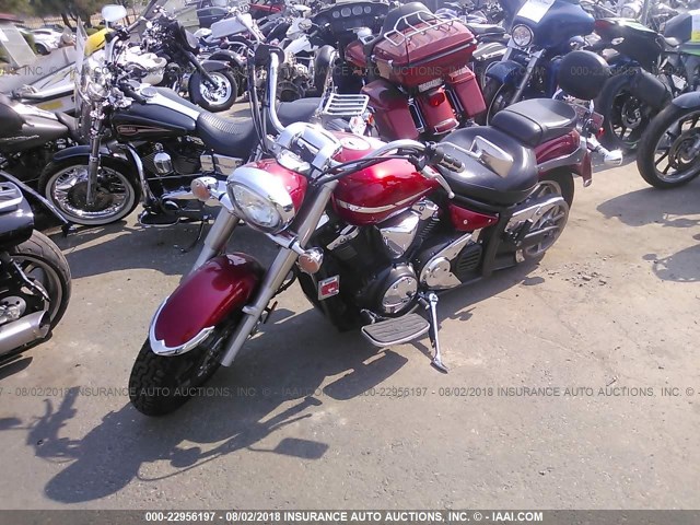 JYAVP24E57A003009 - 2007 YAMAHA XVS1300 A RED photo 2