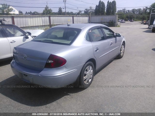 2G4WC582961255274 - 2006 BUICK LACROSSE CX SILVER photo 4