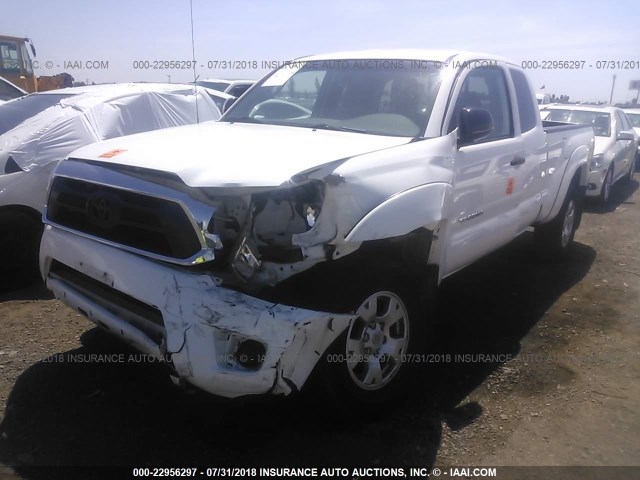 5TFTX4GN0DX016231 - 2013 TOYOTA TACOMA PRERUNNER ACCESS CAB WHITE photo 6