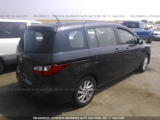 JM1CW2BL7F0190368 - 2015 MAZDA 5 SPORT GRAY photo 4