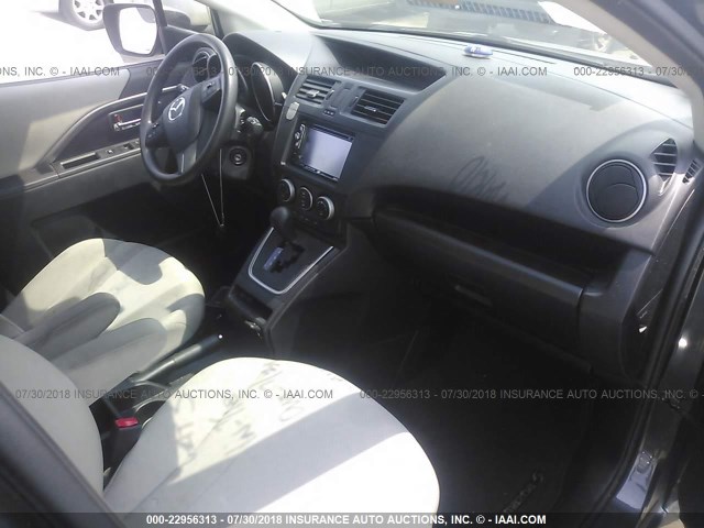 JM1CW2BL7F0190368 - 2015 MAZDA 5 SPORT GRAY photo 5