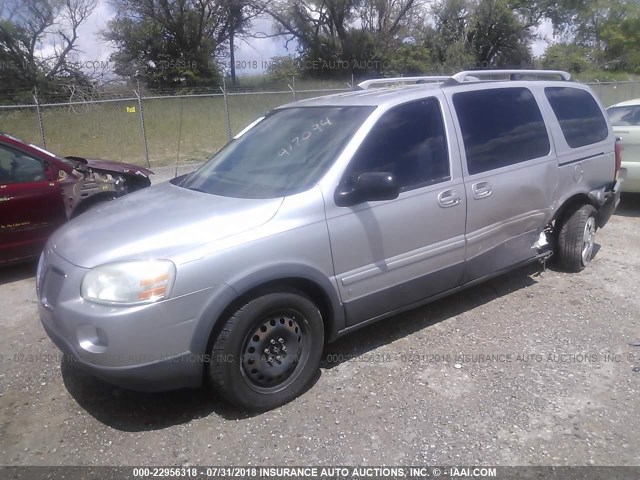 1GMDV33L36D119121 - 2006 PONTIAC MONTANA SV6 SILVER photo 2