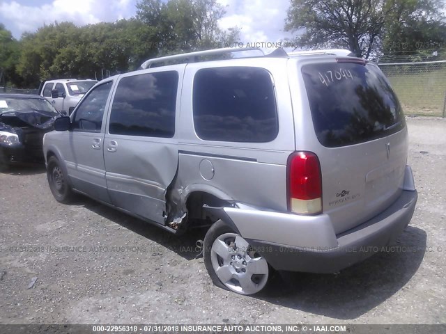 1GMDV33L36D119121 - 2006 PONTIAC MONTANA SV6 SILVER photo 3