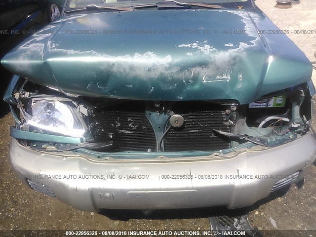 JF1SF65521H735523 - 2001 SUBARU FORESTER S GREEN photo 6