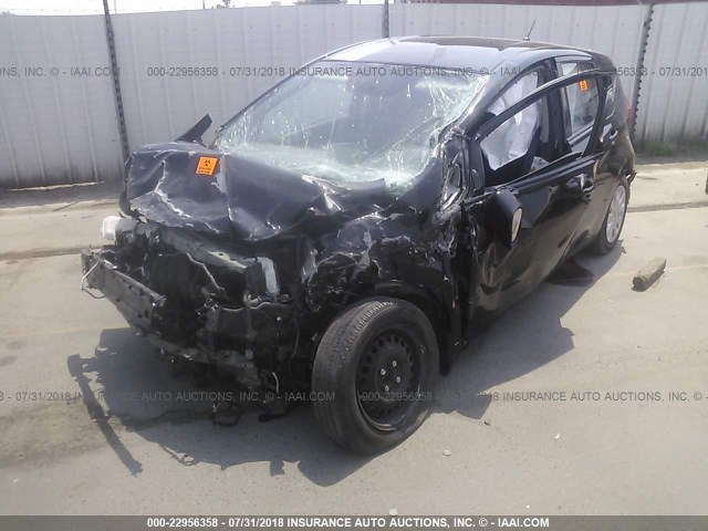 3N1CE2CP7FL446860 - 2015 NISSAN VERSA NOTE S/S PLUS/SV/SL/SR BLACK photo 2