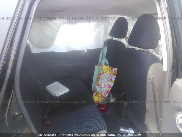 3N1CE2CP7FL446860 - 2015 NISSAN VERSA NOTE S/S PLUS/SV/SL/SR BLACK photo 8