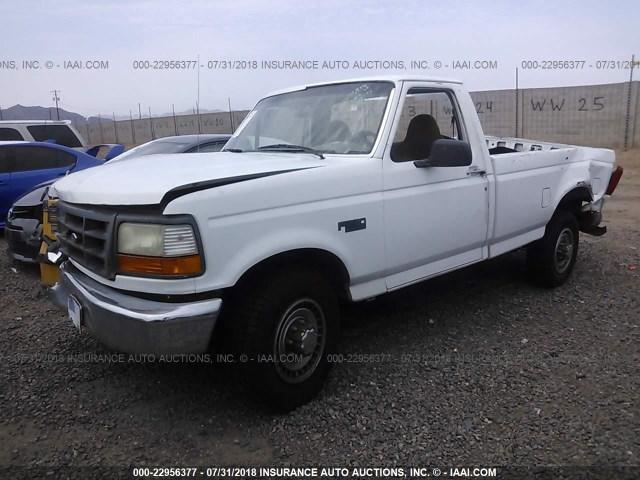 3FTHF25H3VMA42260 - 1997 FORD F250 WHITE photo 2