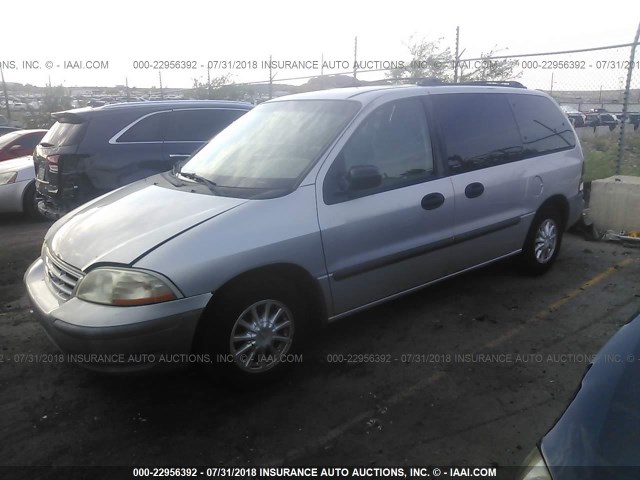 2FMZA5140XBA89544 - 1999 FORD WINDSTAR LX SILVER photo 2