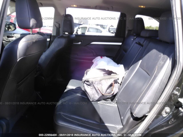 5TDKKRFH2ES024230 - 2014 TOYOTA HIGHLANDER XLE შავი ფოტო 8