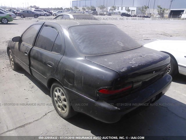 1Y1SK5280TZ050105 - 1996 GEO PRIZM LSI BLACK photo 3