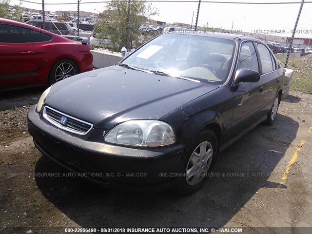 1HGEJ660XTL004607 - 1996 HONDA CIVIC LX 黑色 照片 2